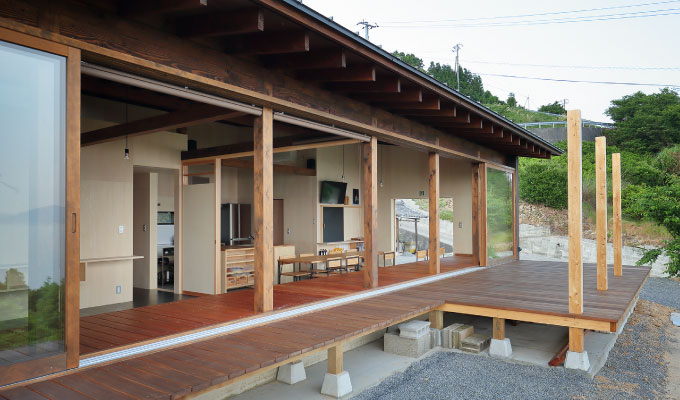 大三島の宿泊施設・一棟貸し海のコテージ・うみそら